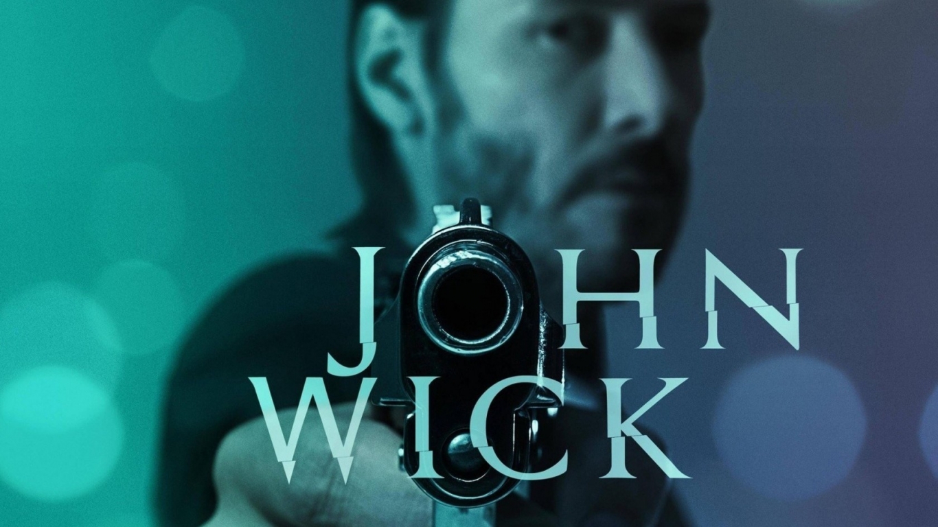 John Wick Movie Poster for 1366 x 768 HDTV resolution