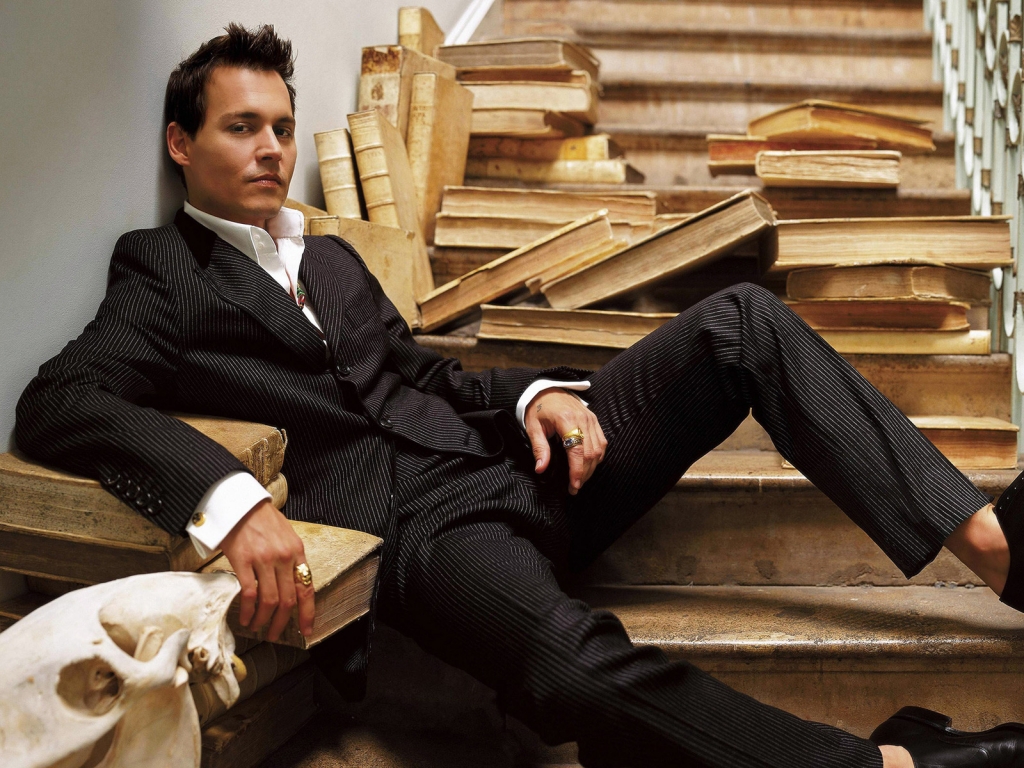 Johnny Depp Elegant for 1024 x 768 resolution