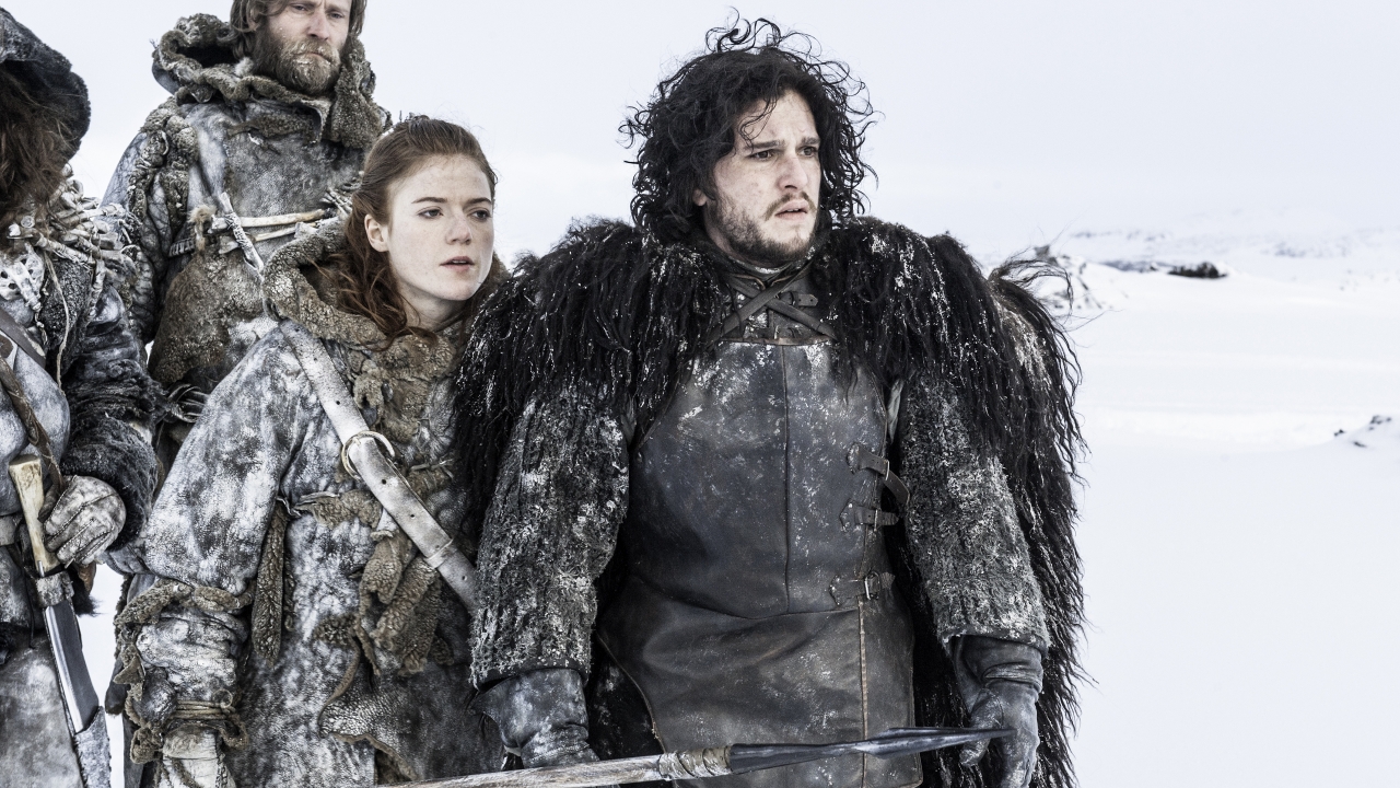 Jon Snow and Ygritte for 1280 x 720 HDTV 720p resolution