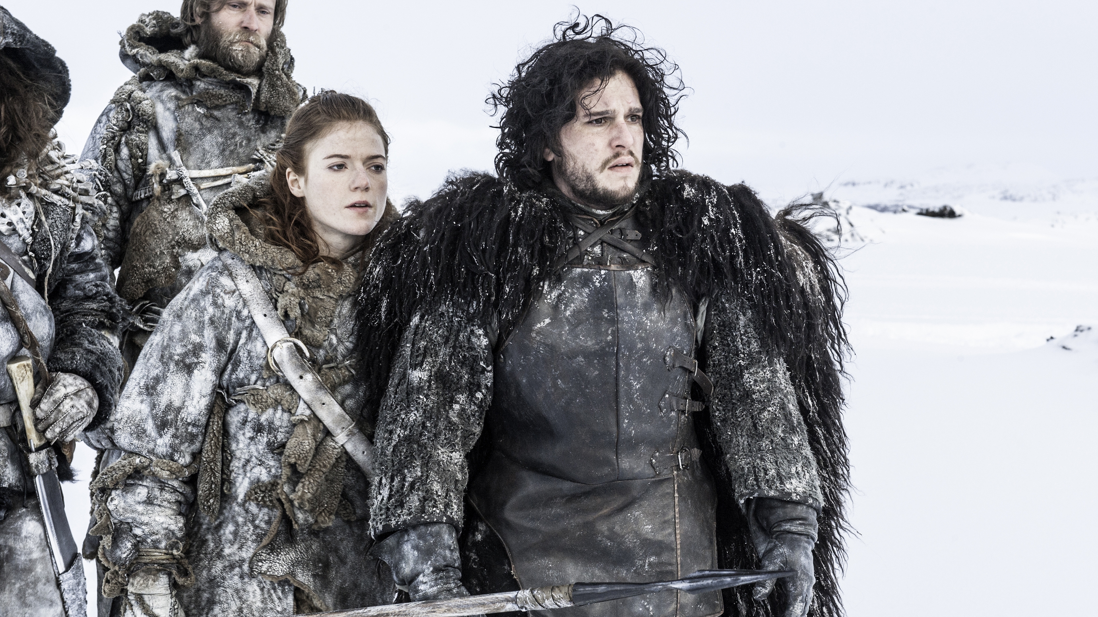 Jon Snow and Ygritte for 3840 x 2160 Ultra HD resolution