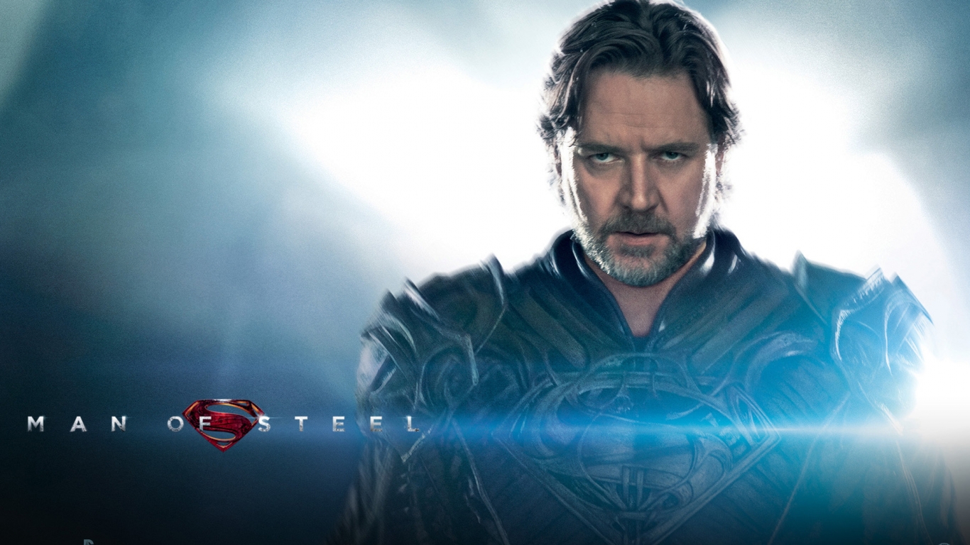 Jor-El Man of Steel for 1366 x 768 HDTV resolution