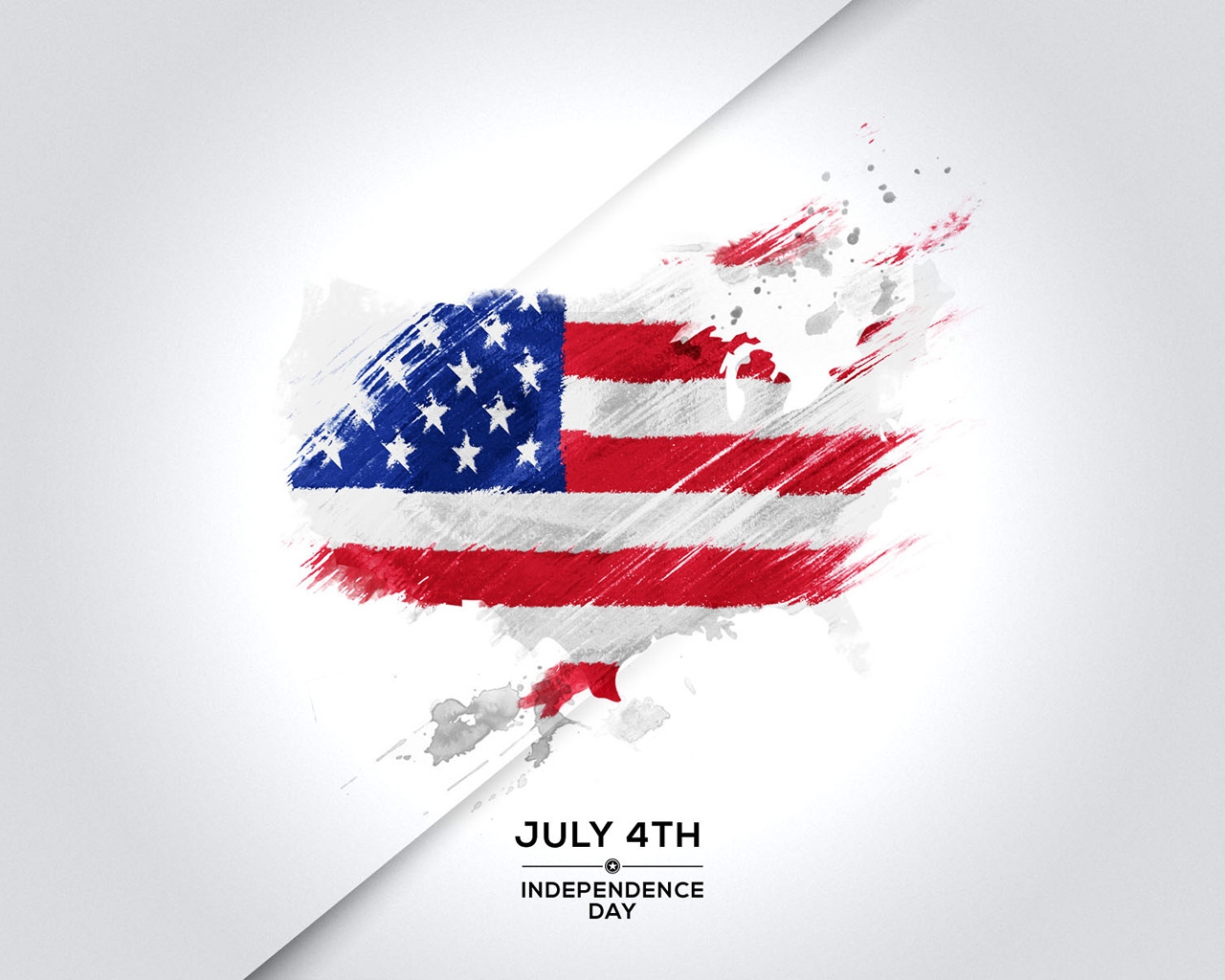 July 4th Minimal for 1280 x 1024 resolution
