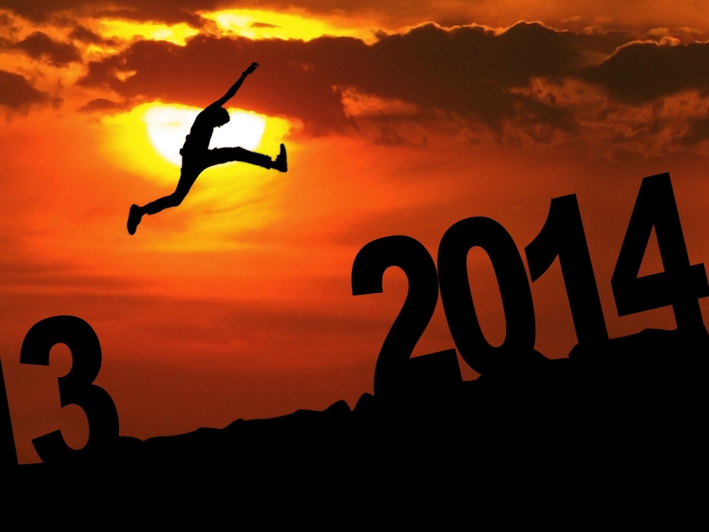Jumping in 2014 for 1024 x 768 resolution