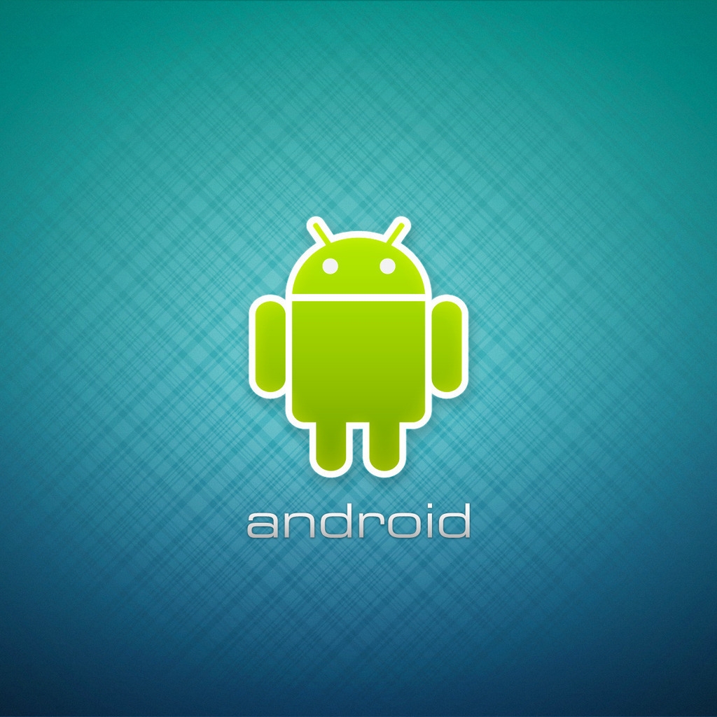 Just Android Logo 1024 x 1024 iPad Wallpaper