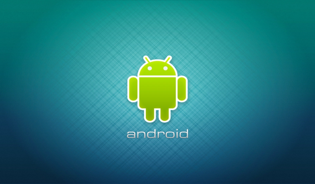 Just Android Logo for 1024 x 600 widescreen resolution