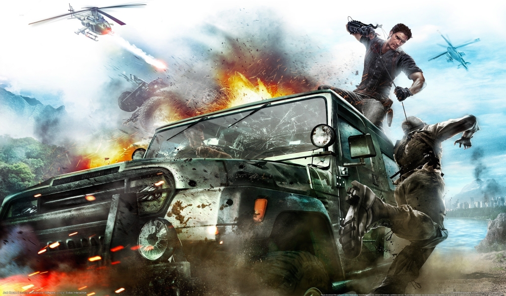 Just Cause 2 Game for 1024 x 600 widescreen resolution