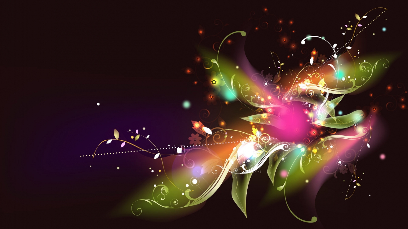 Just Flowers for 1366 x 768 HDTV resolution