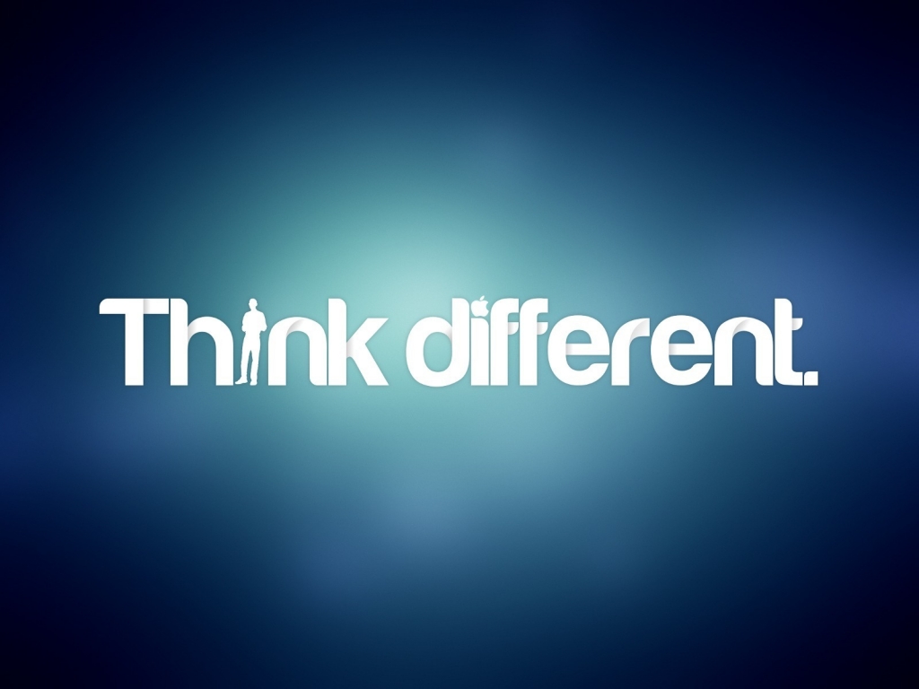 Just Think Different by Apple for 1024 x 768 resolution