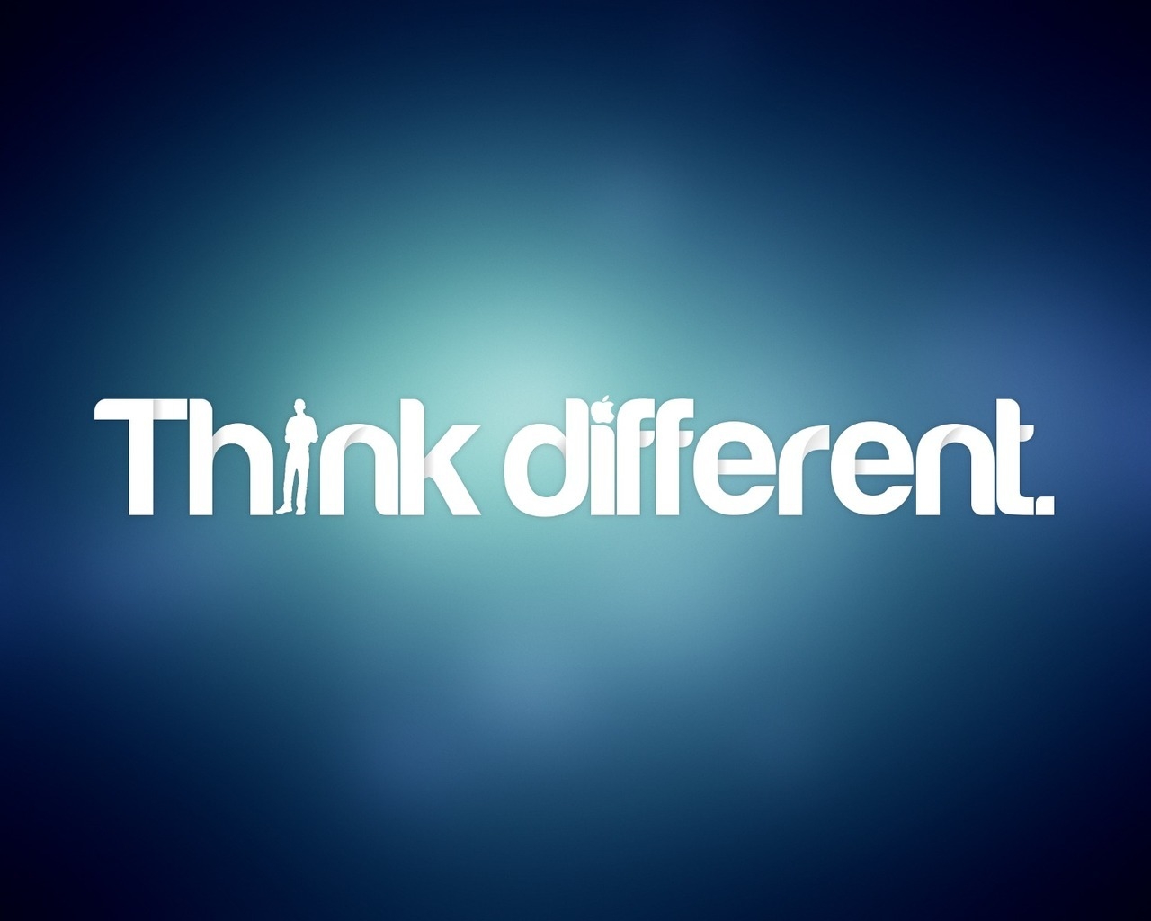 Just Think Different by Apple for 1280 x 1024 resolution