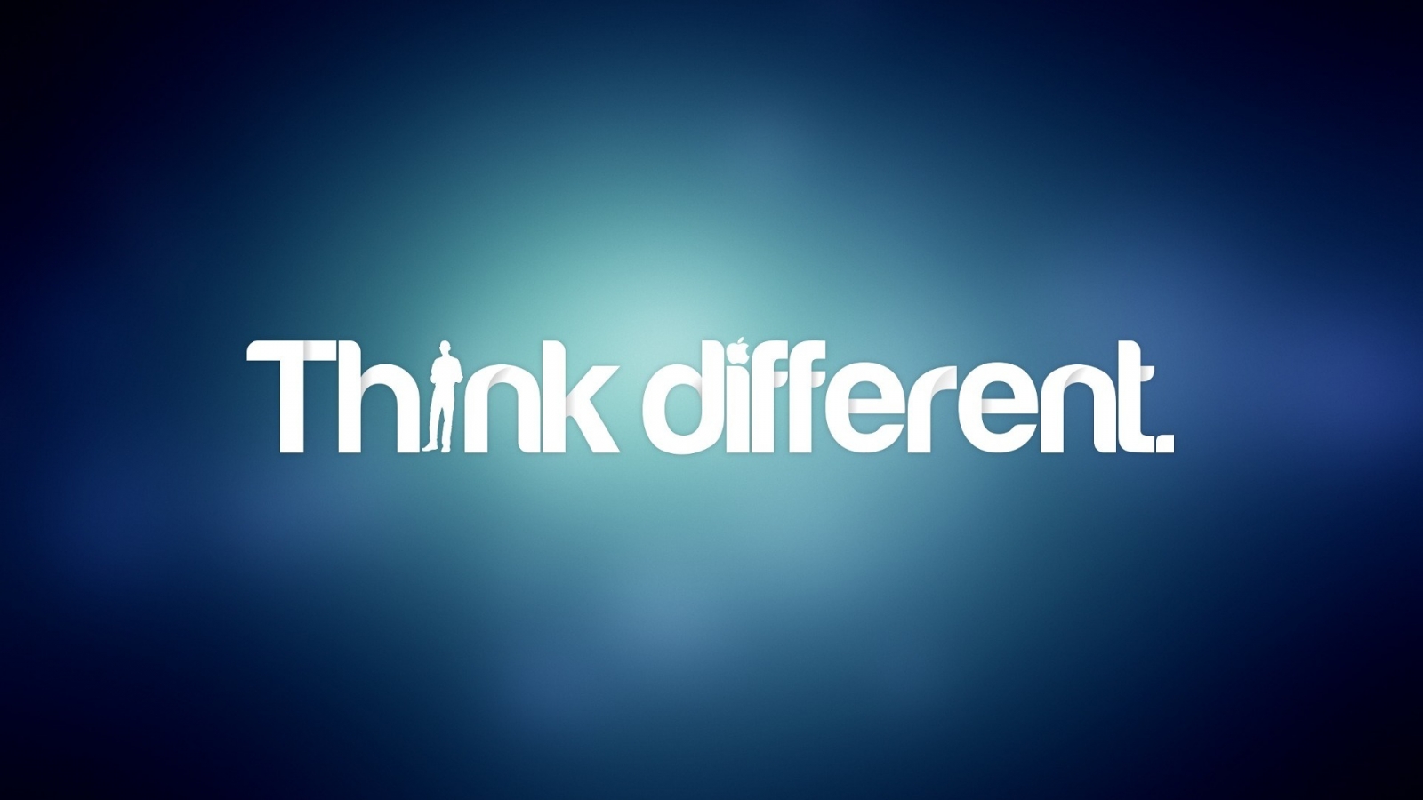 Just Think Different by Apple for 1600 x 900 HDTV resolution