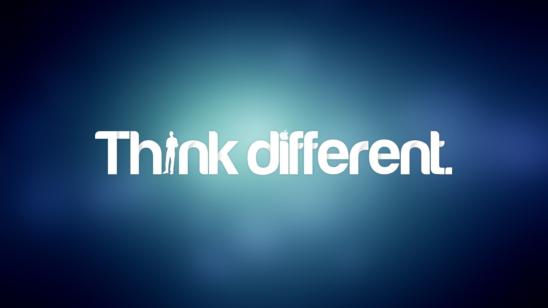 Just Think Different by Apple for 1920 x 1080 HDTV 1080p resolution