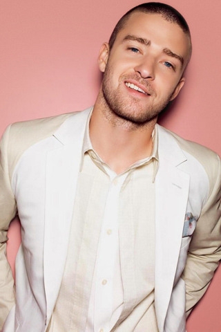 Justin Timberlake Smile for 320 x 480 iPhone resolution