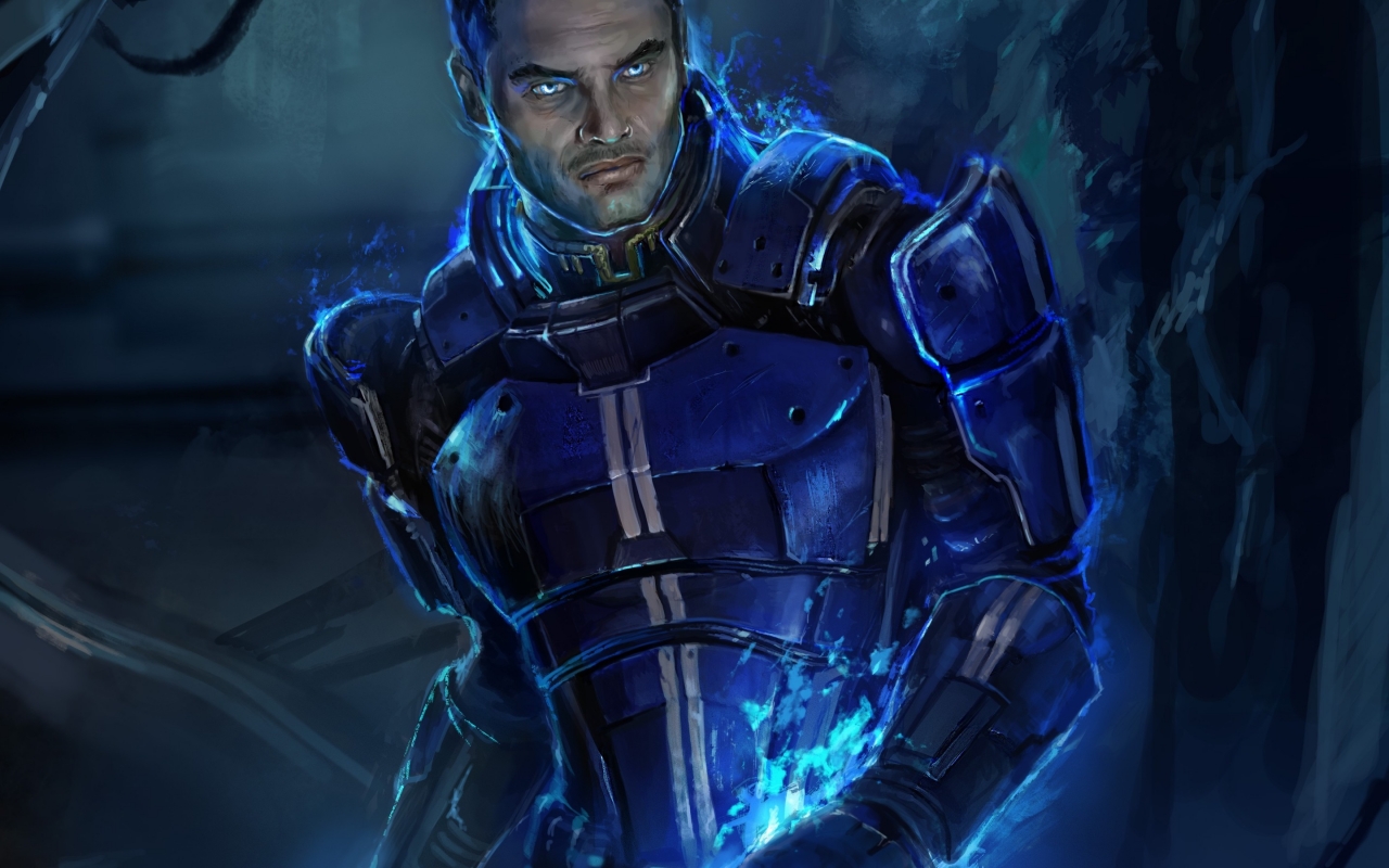 Kaidan Alenko Mass Effect 3 for 1280 x 800 widescreen resolution