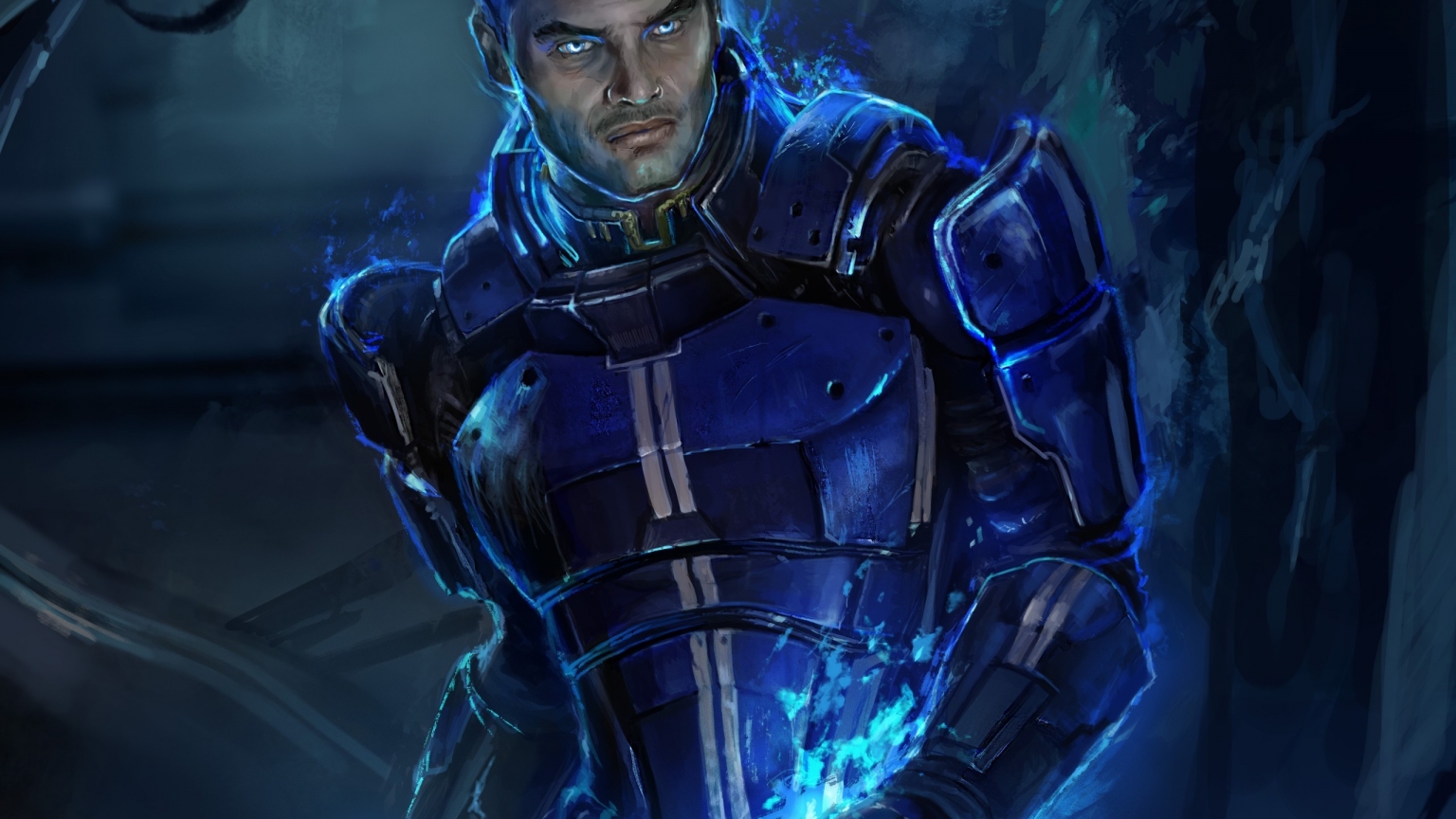 Kaidan Alenko Mass Effect 3 for 1536 x 864 HDTV resolution