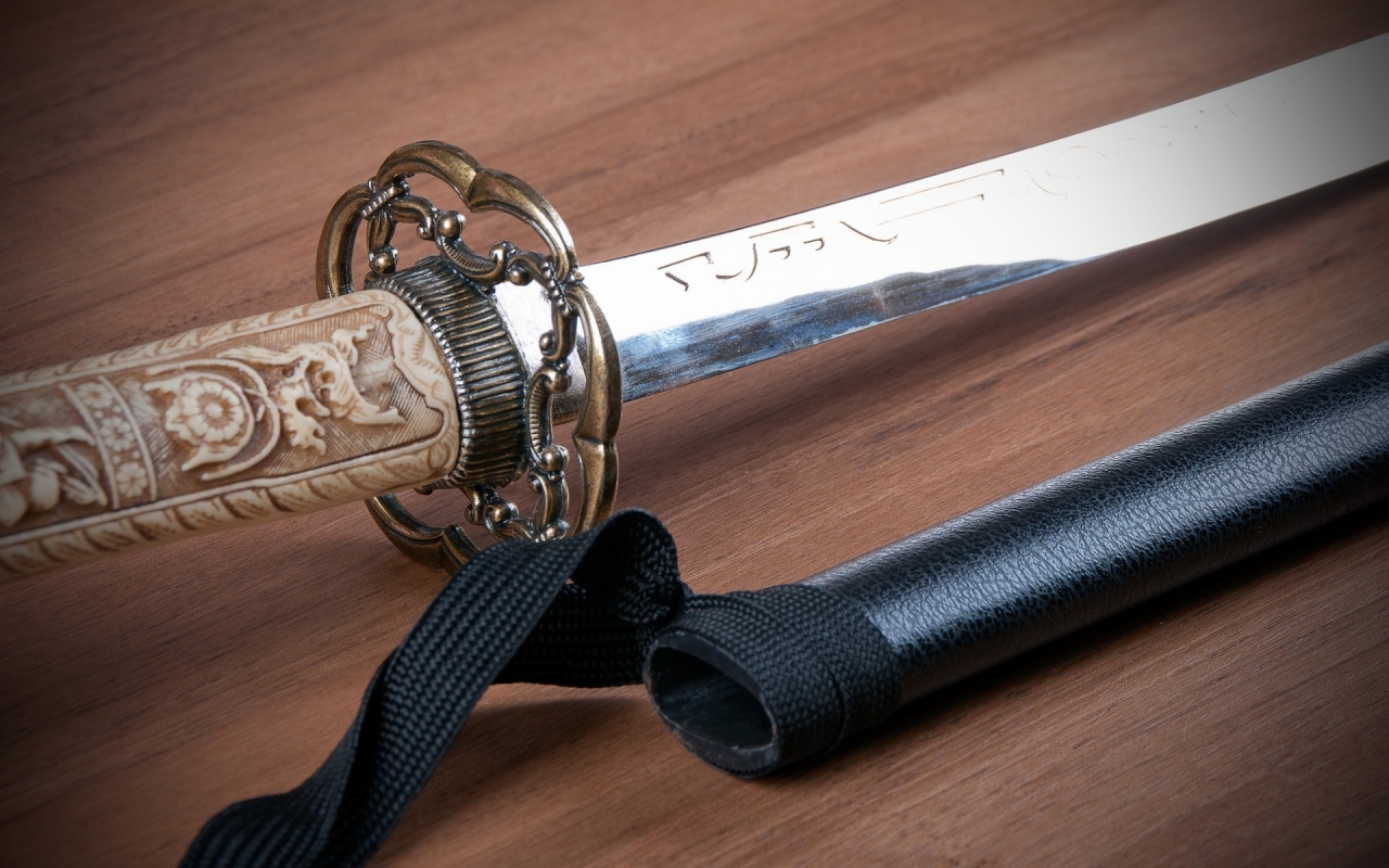 Katana Japanese Sword for 1280 x 800 widescreen resolution