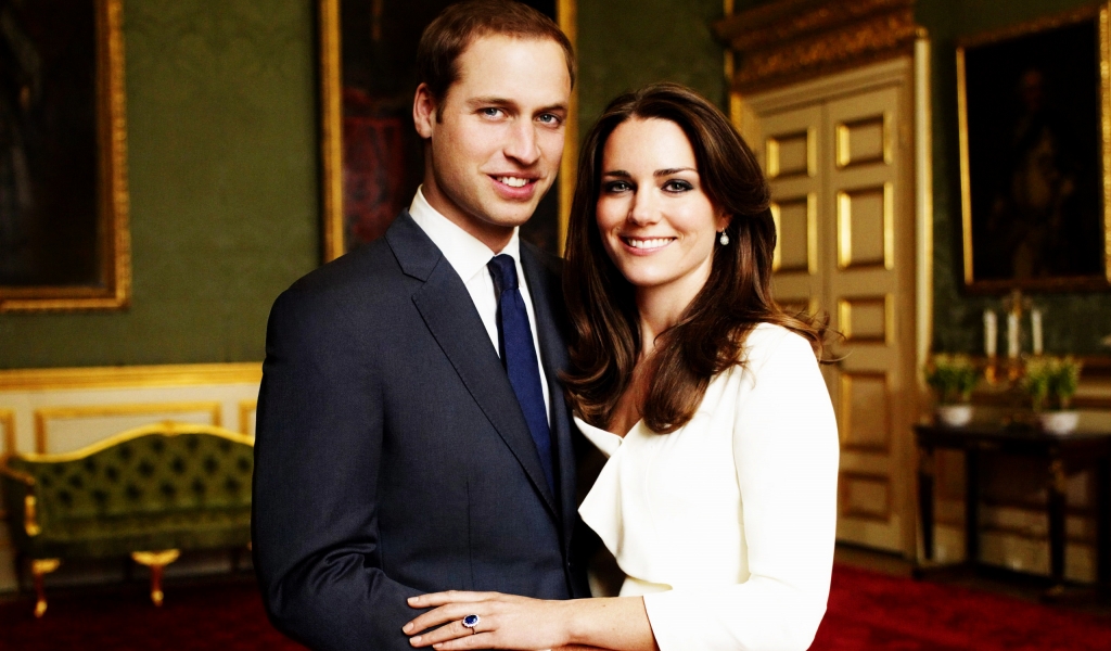 Kate Middleton and Prince William for 1024 x 600 widescreen resolution
