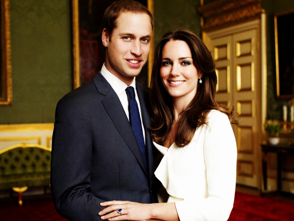 Kate Middleton and Prince William for 1024 x 768 resolution