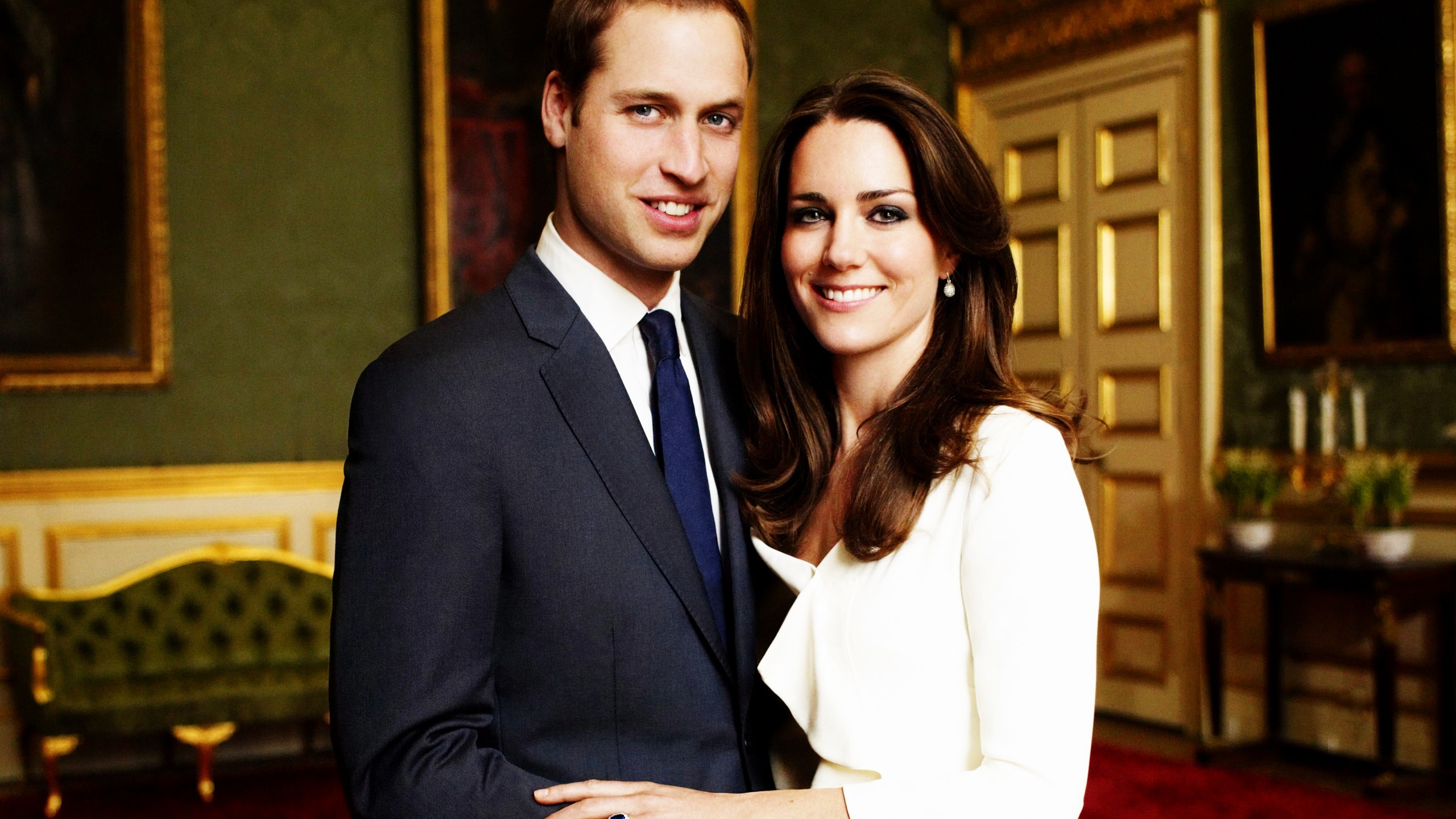 Kate Middleton and Prince William for 2560x1440 HDTV resolution