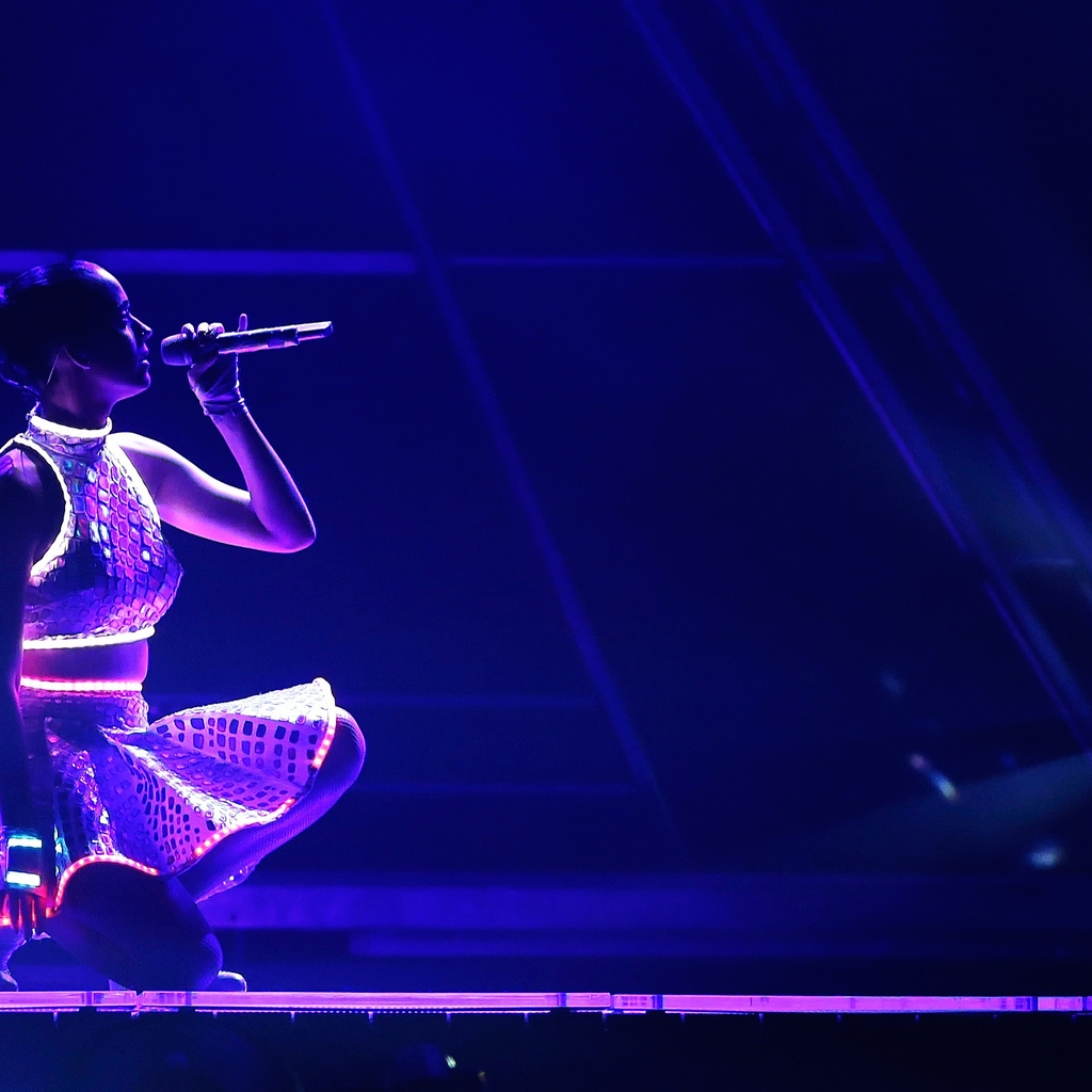 Katy Perry Live Concert for 1024 x 1024 iPad resolution