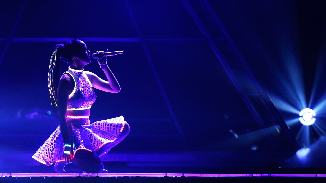 Katy Perry Live Concert for 1280 x 720 HDTV 720p resolution