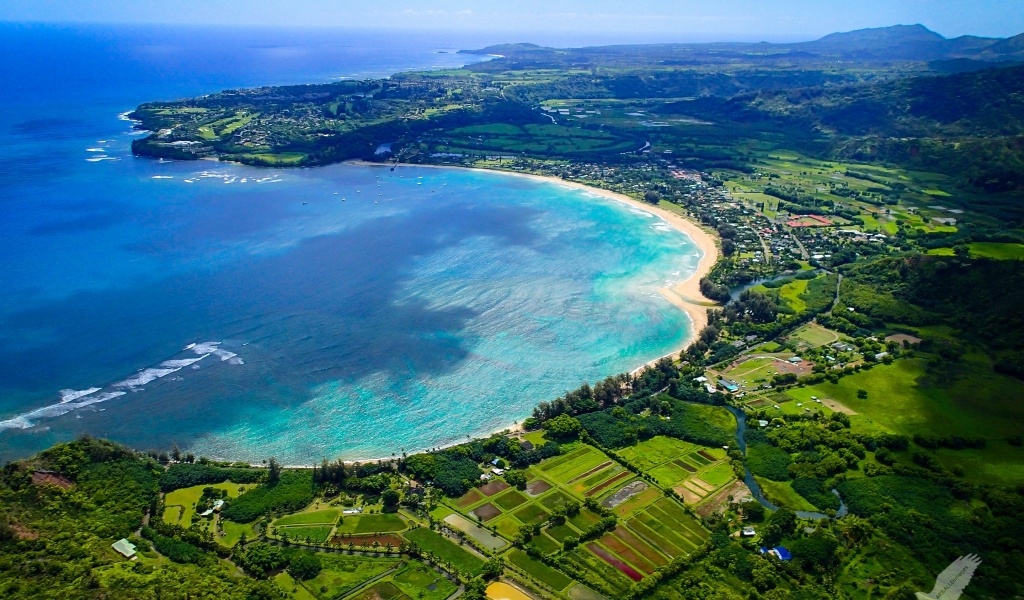 Kauai Island Hawaii for 1024 x 600 widescreen resolution