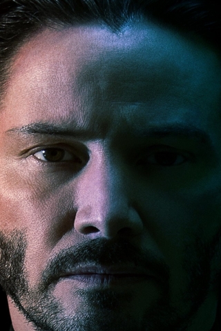 Keanu Reeves as John Wick for 320 x 480 iPhone resolution