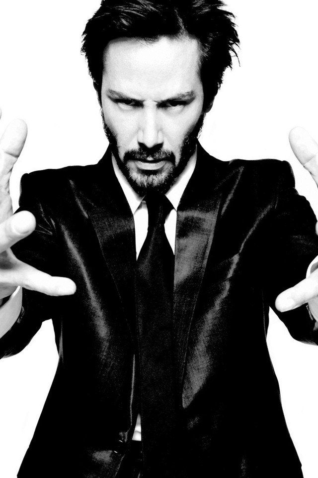 Keanu Reeves Mad for 640 x 960 iPhone 4 resolution