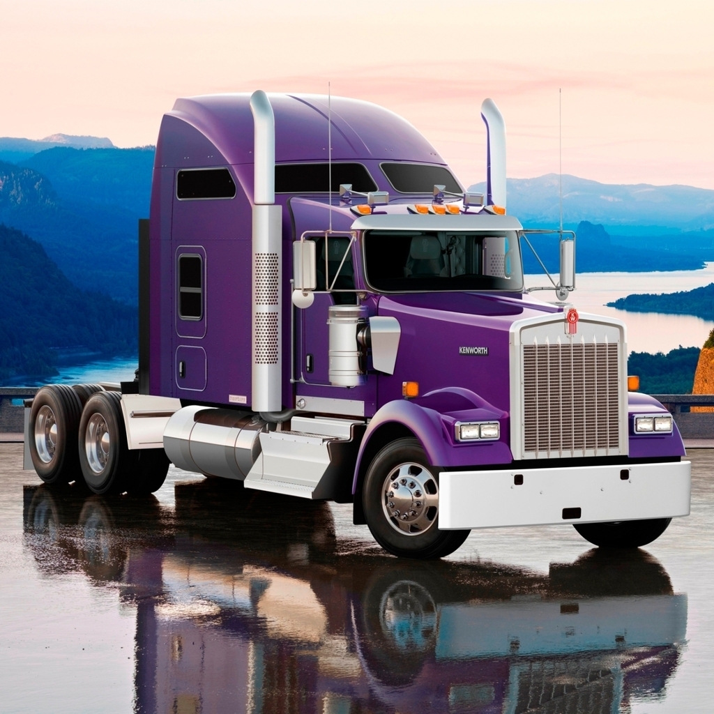 Kenworth W900L Truck for 1024 x 1024 iPad resolution