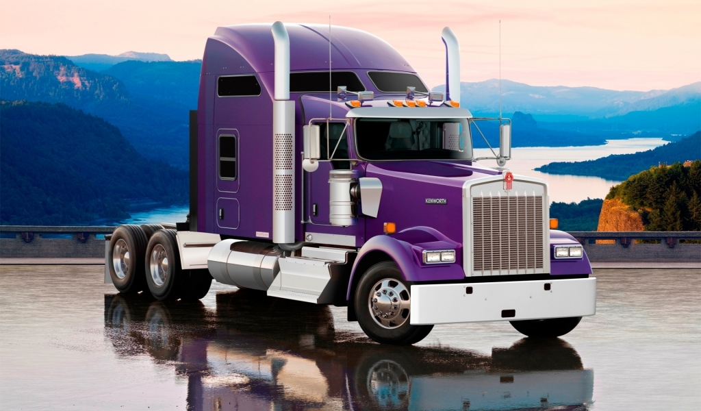 Kenworth W900L Truck for 1024 x 600 widescreen resolution