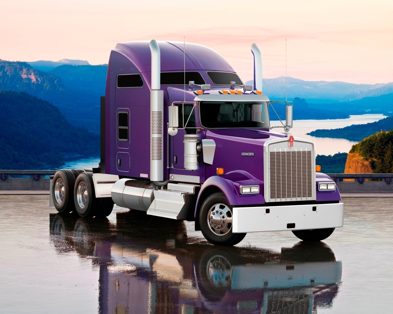 Kenworth W900L Truck for 1280 x 1024 resolution