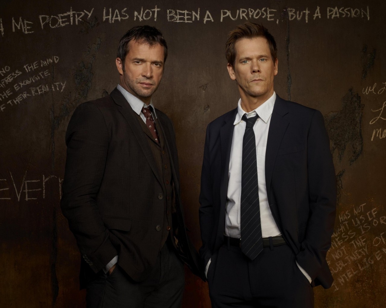 Kevin Bacon and James Purefoy for 1280 x 1024 resolution