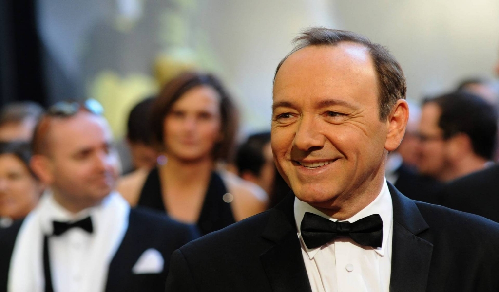 Kevin Spacey Smile for 1024 x 600 widescreen resolution