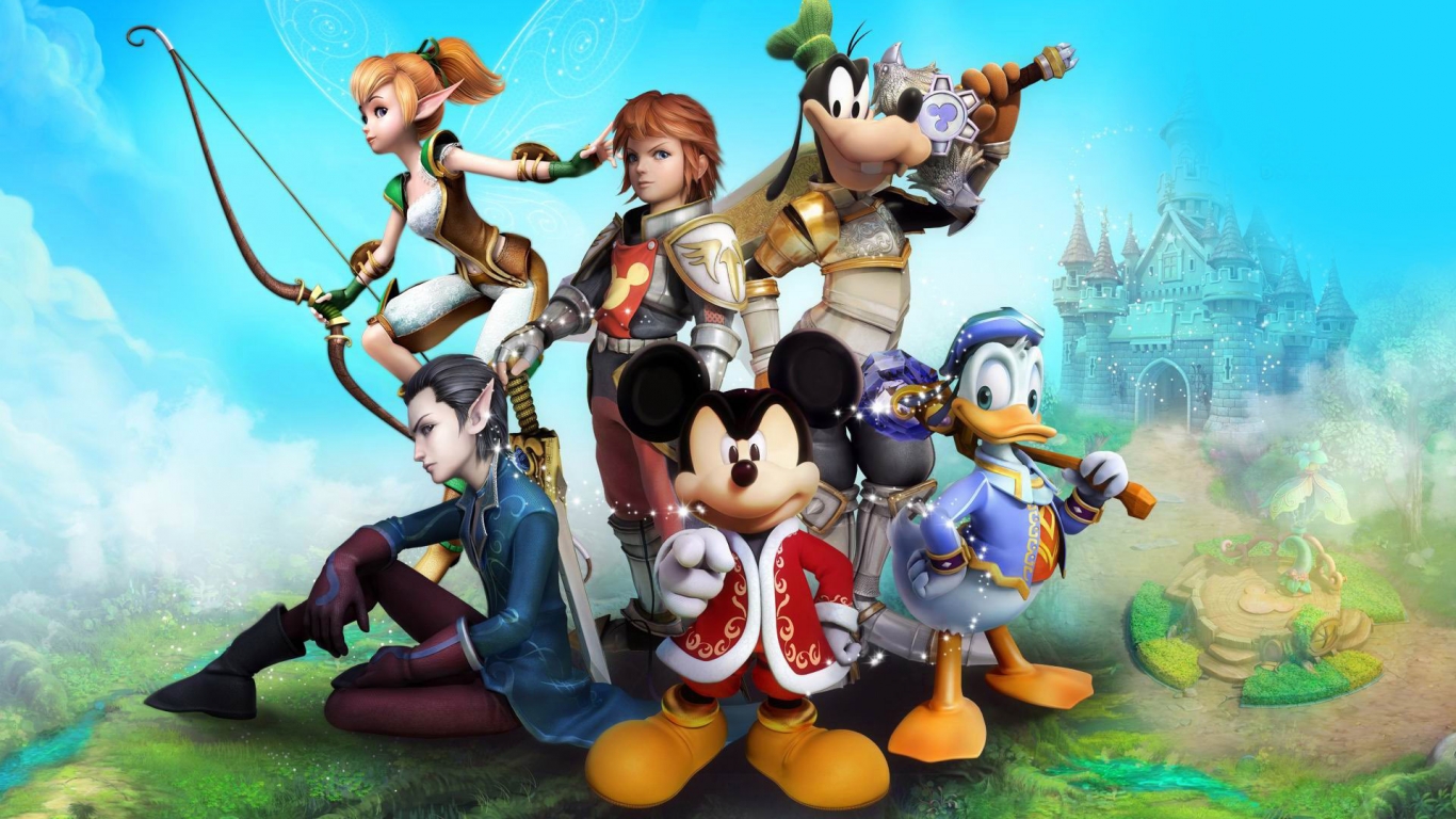 Kingdom Hearts Game for 1366 x 768 HDTV resolution