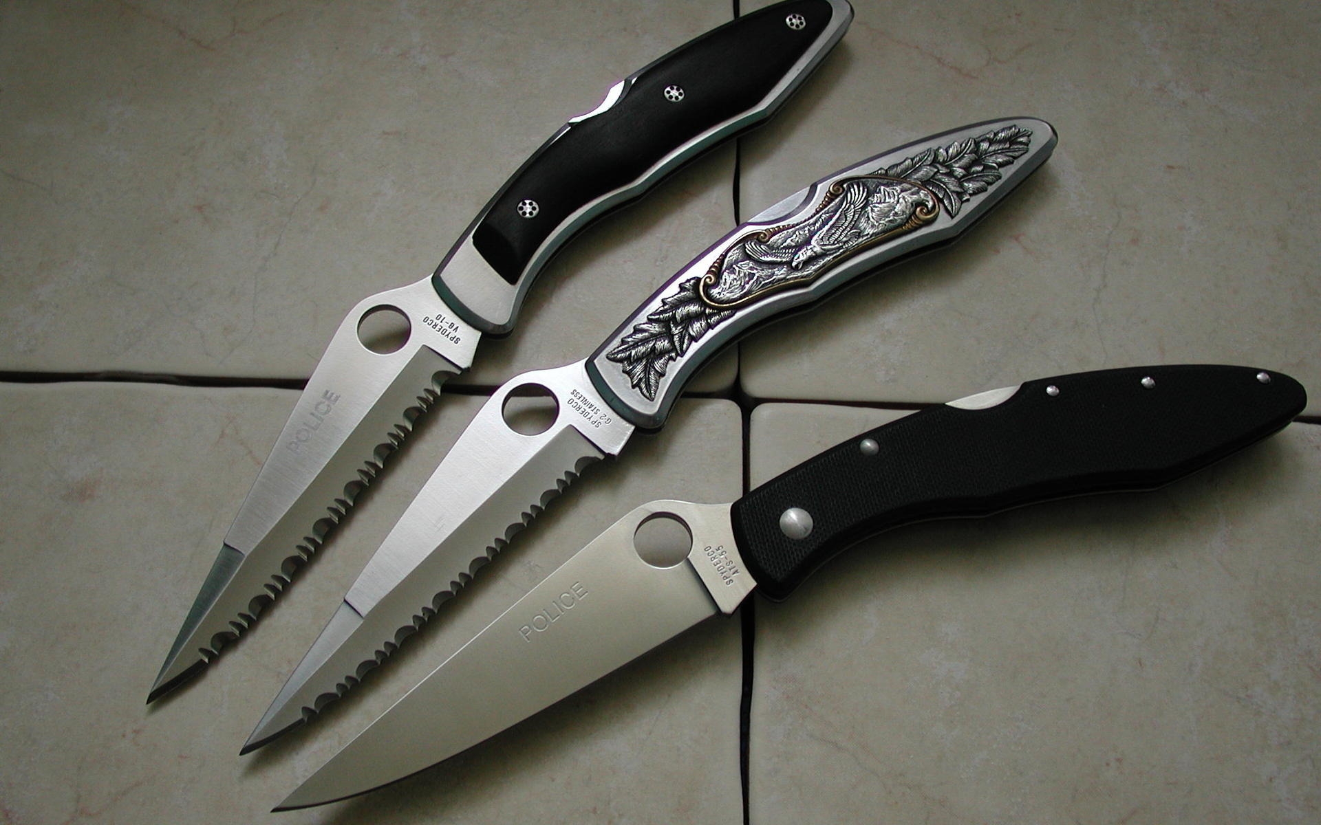 Knives for 1920 x 1200 widescreen resolution