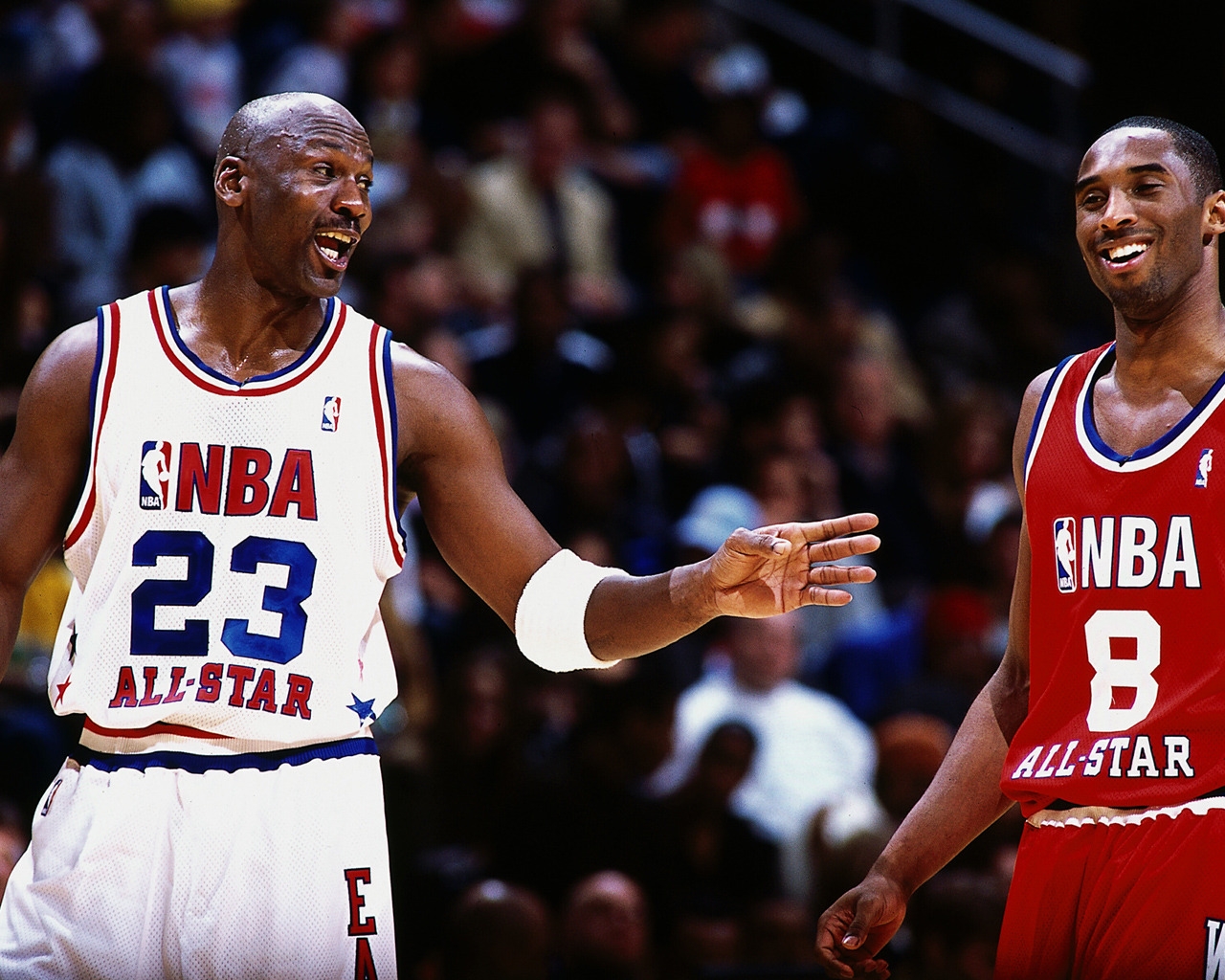 Kobe Bryant and Michael Jordan for 1280 x 1024 resolution