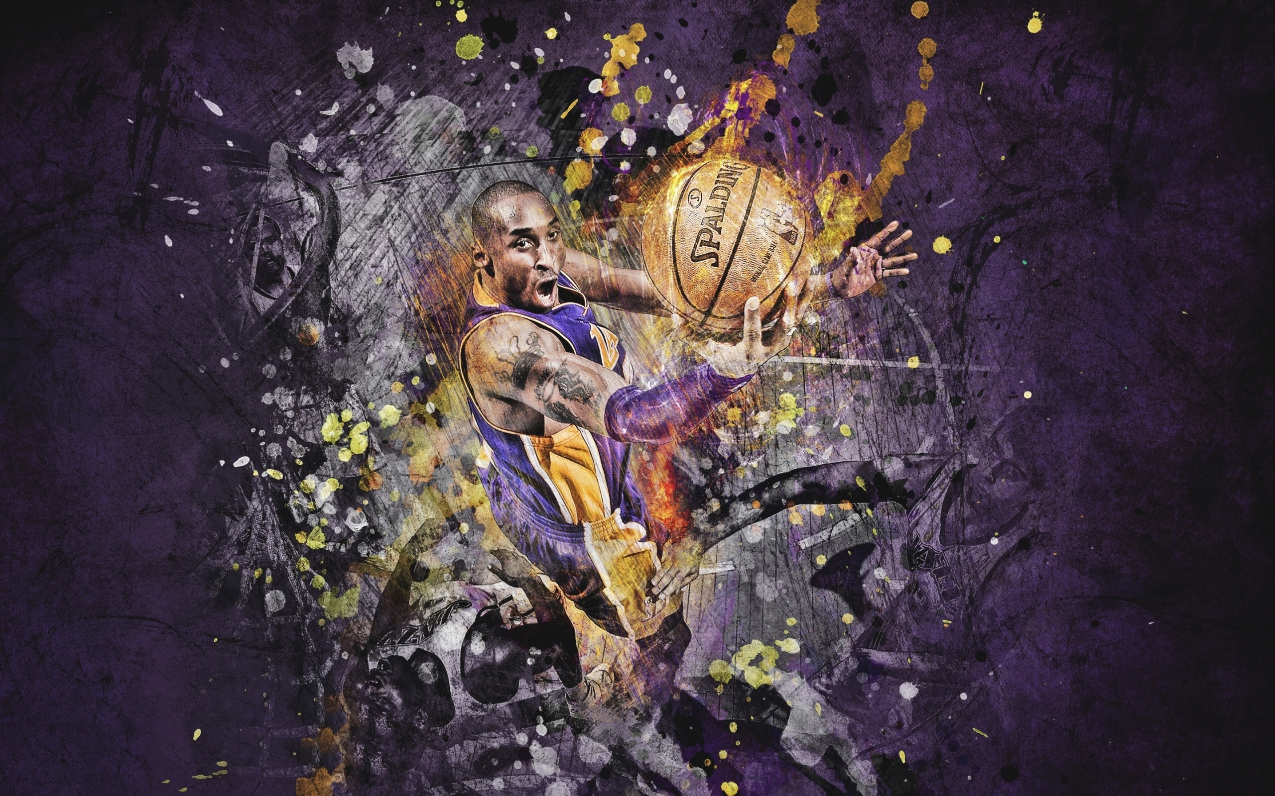 Kobe Bryant Art for 2560 x 1600 widescreen resolution