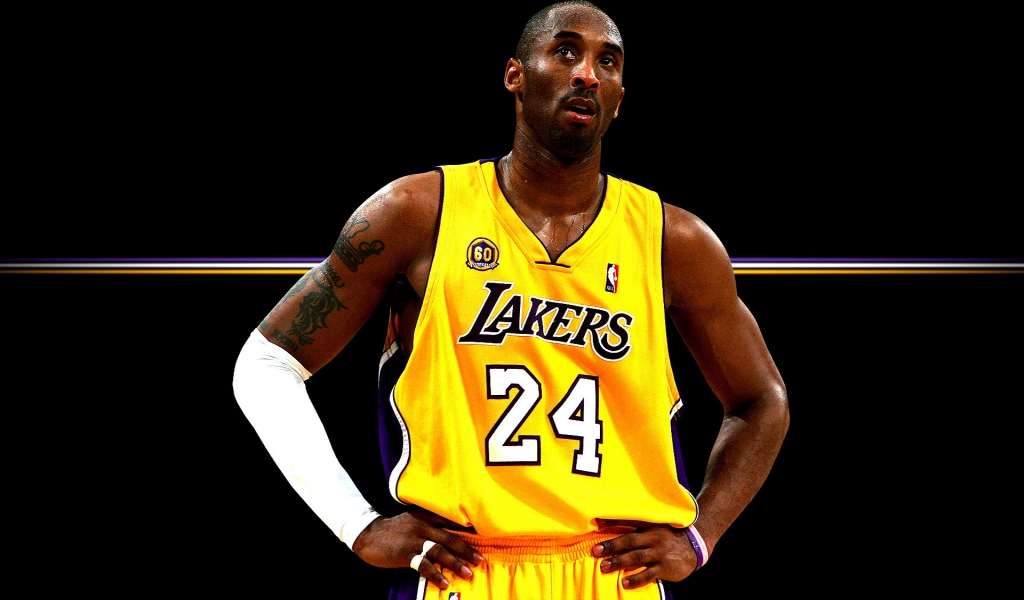 Kobe Bryant Lakers for 1024 x 600 widescreen resolution