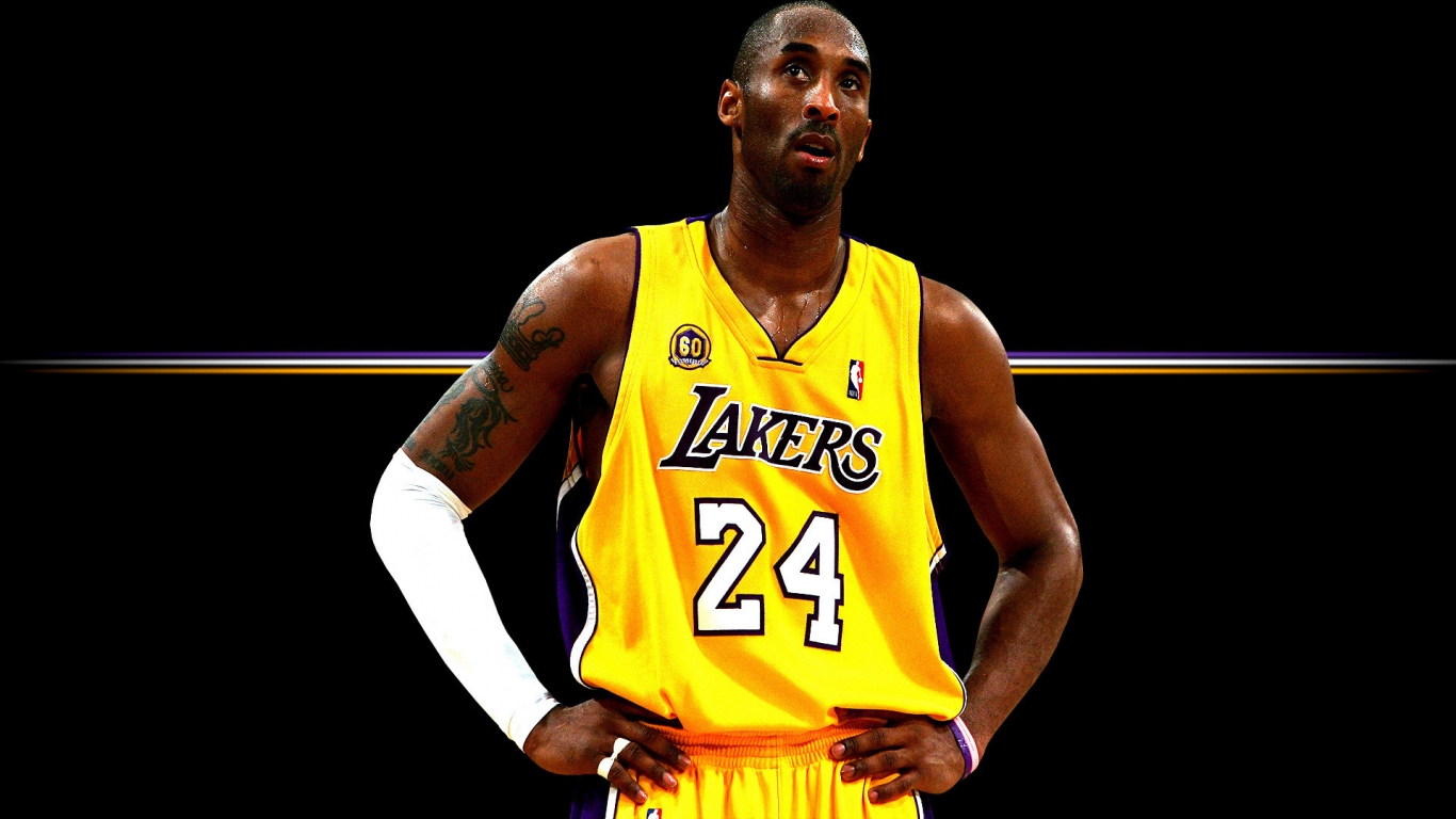 Kobe Bryant Lakers for 1366 x 768 HDTV resolution