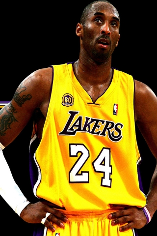 Kobe Bryant Lakers for 320 x 480 iPhone resolution