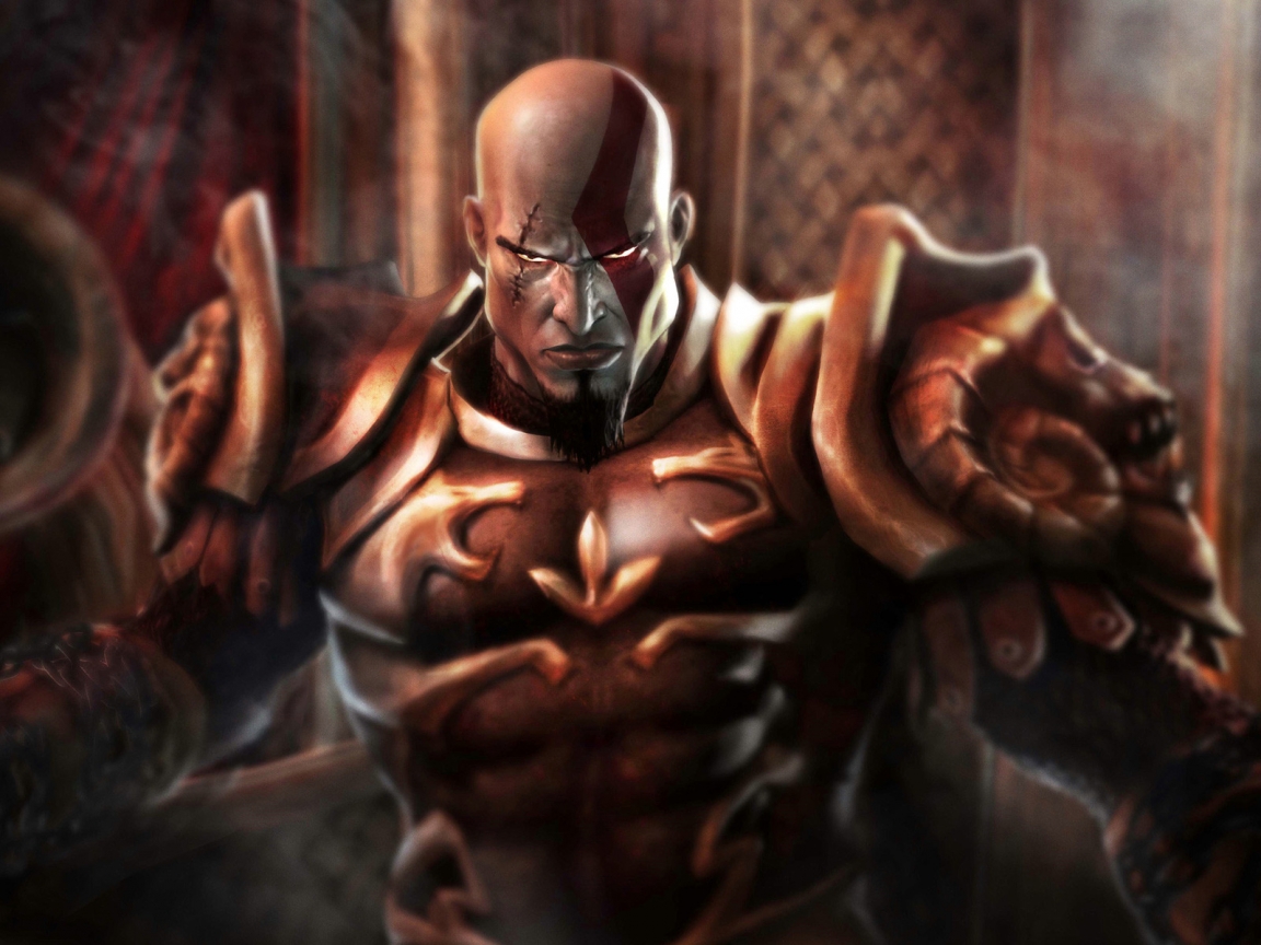 Kratos God of War 2 for 1152 x 864 resolution