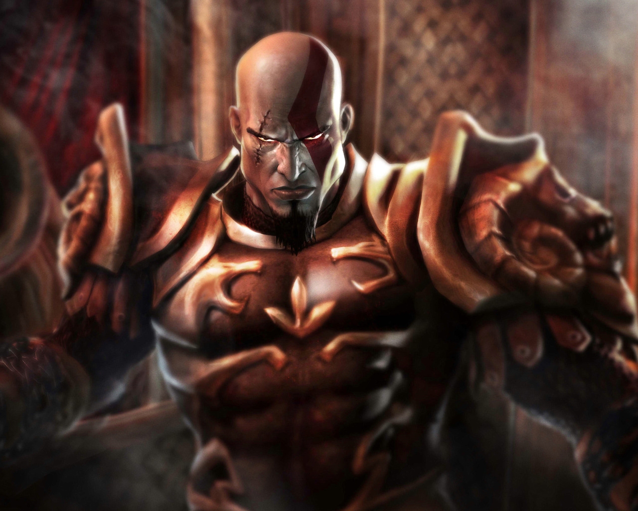 Kratos God of War 2 for 1280 x 1024 resolution
