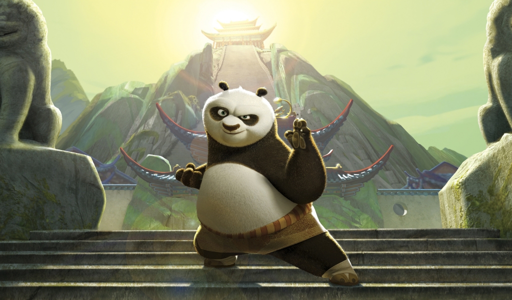 Kung Fu Panda 2 Poster for 1024 x 600 widescreen resolution