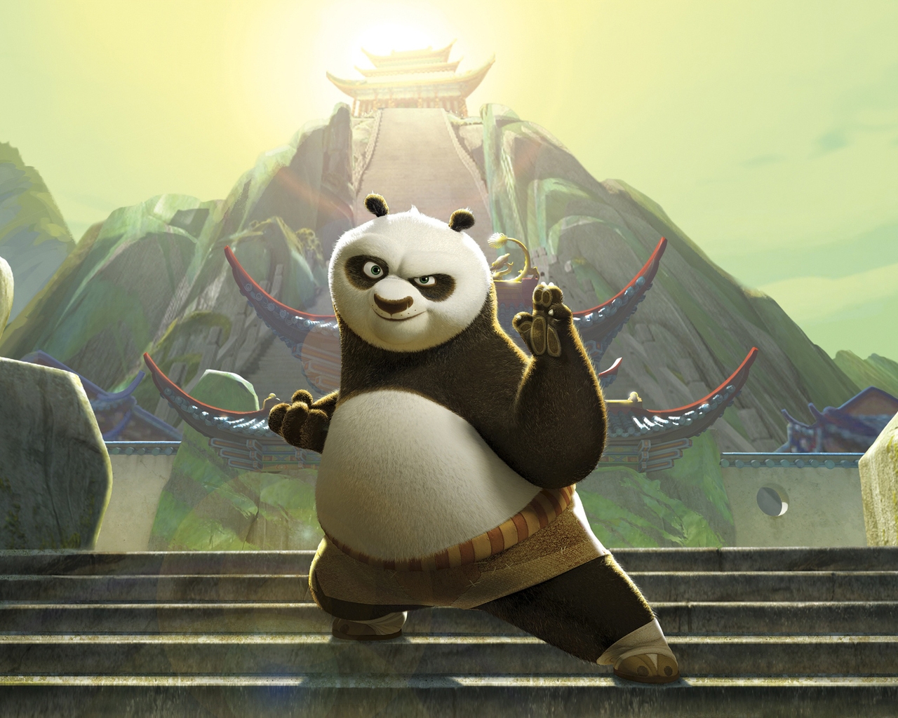 Kung Fu Panda 2 Poster for 1280 x 1024 resolution