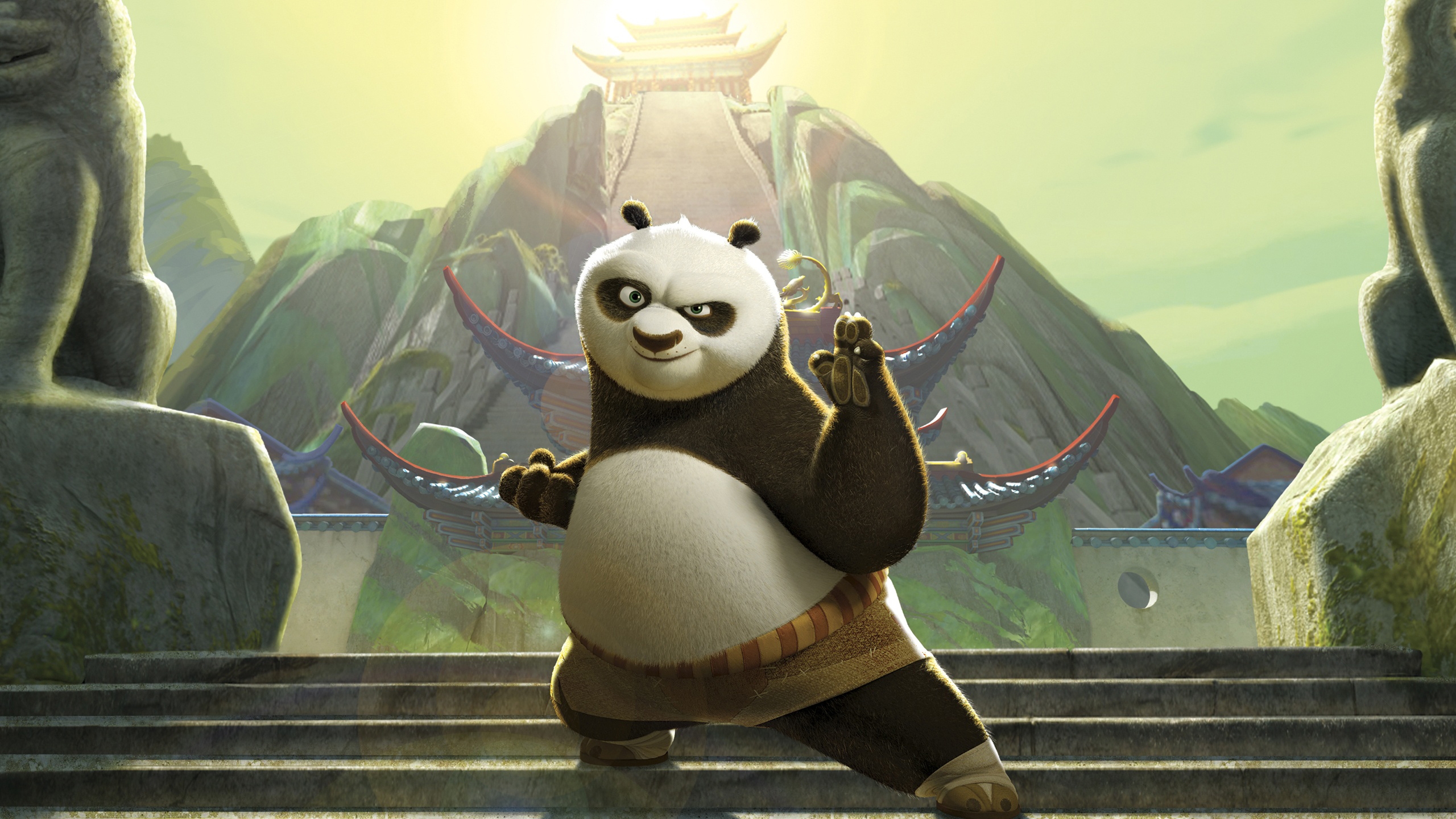 Kung Fu Panda 2 Poster for 2560x1440 HDTV resolution