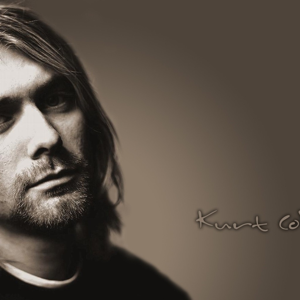 Kurt Donald Cobain Nirvana for 1024 x 1024 iPad resolution