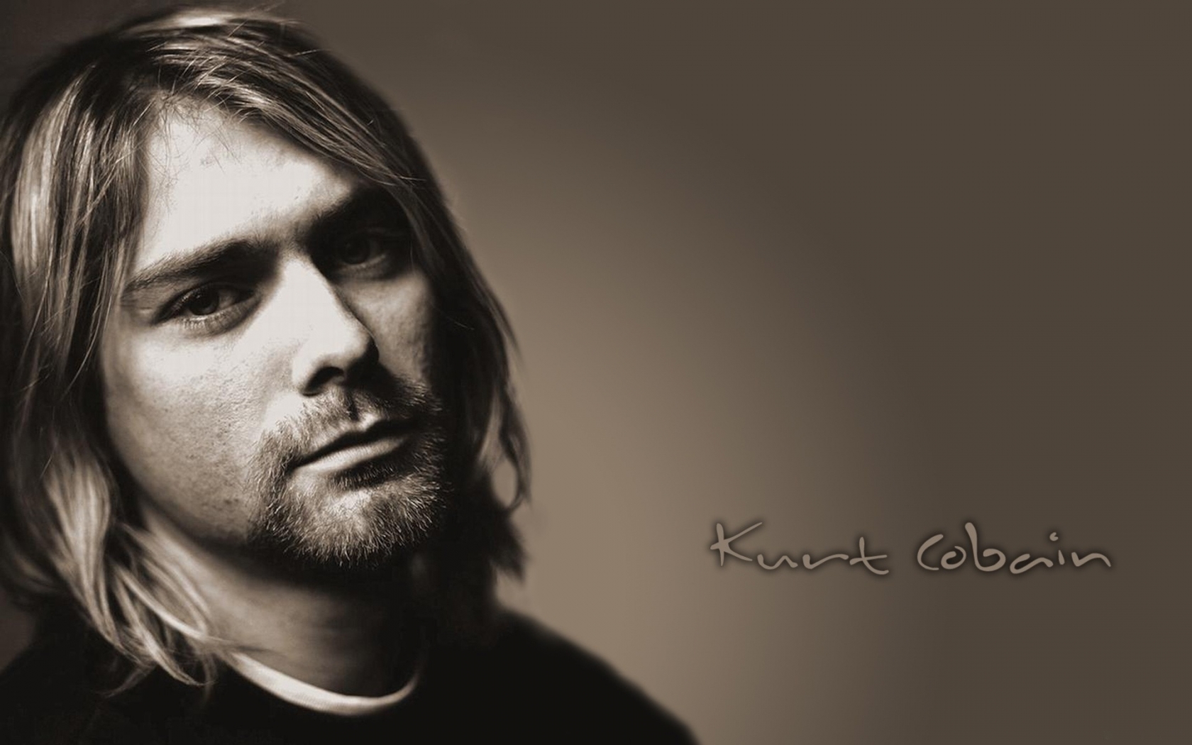 Kurt Donald Cobain Nirvana for 1680 x 1050 widescreen resolution