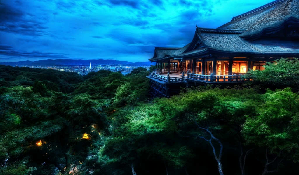 Kyoto Japan for 1024 x 600 widescreen resolution