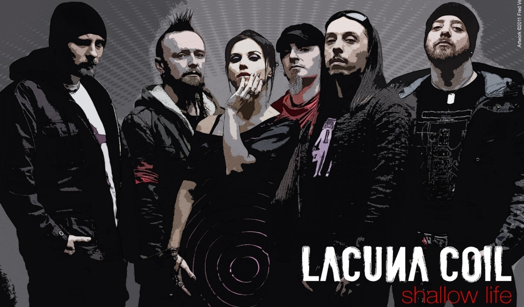 Lacuna Coil Poster for 1024 x 600 widescreen resolution