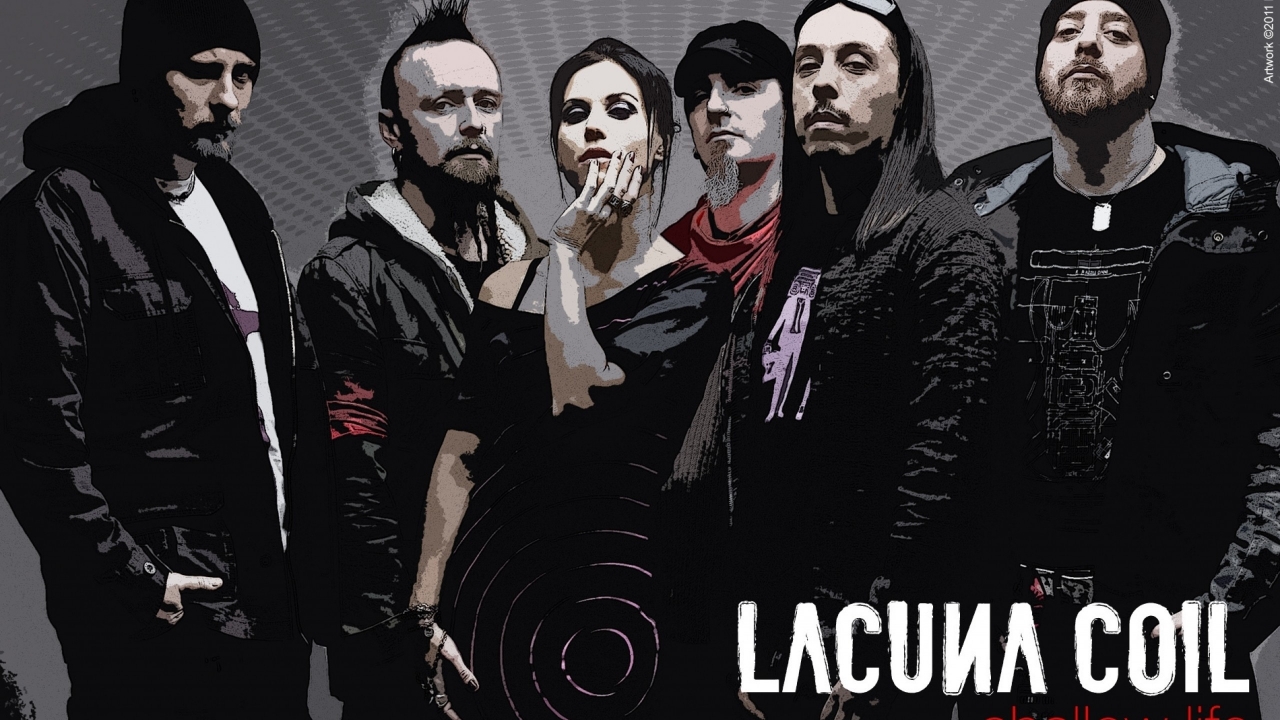 Lacuna Coil Poster for 1280 x 720 HDTV 720p resolution