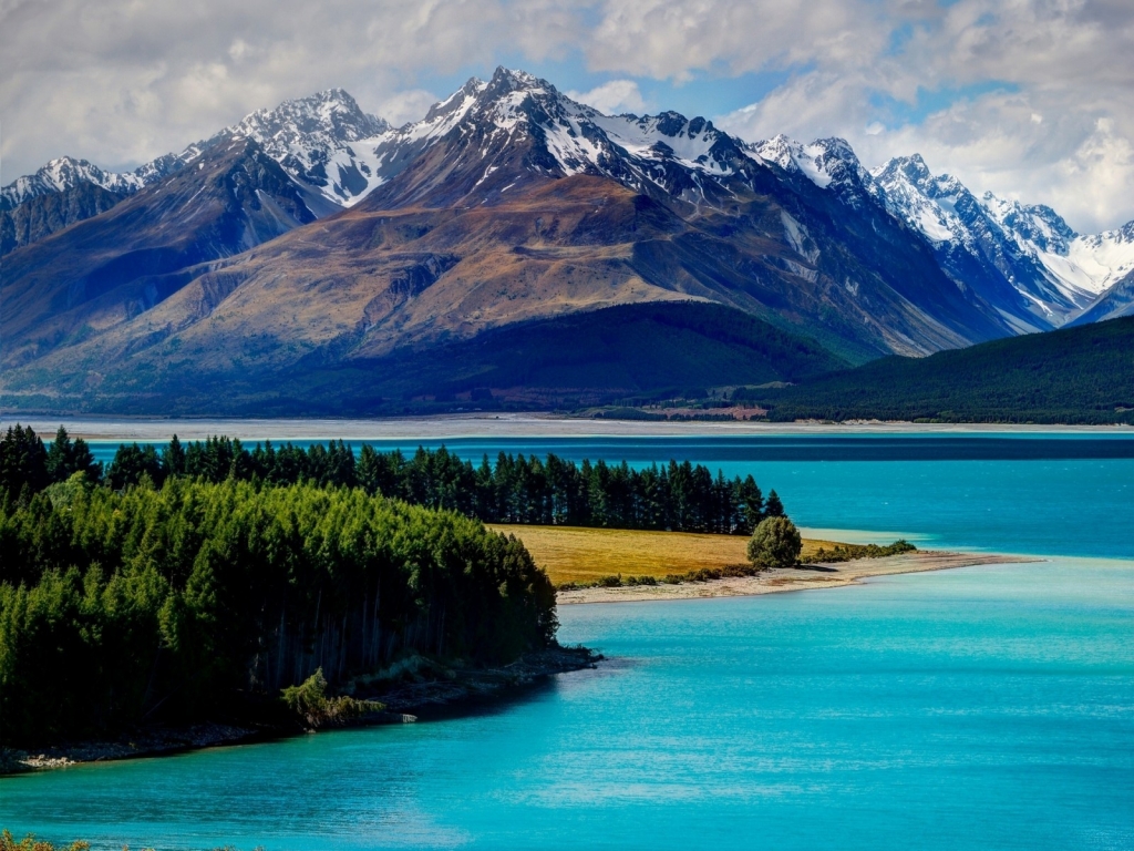 Lake Tekapo New Zealand for 1024 x 768 resolution